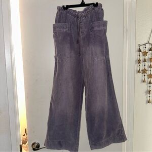 Urban Outfitters Kimchi Blue Purple Corduroy Baggy Pants Brand Newi